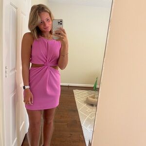 Wild Fable Women's Sleeveless Twist-Front Cut out Bodycon Dress